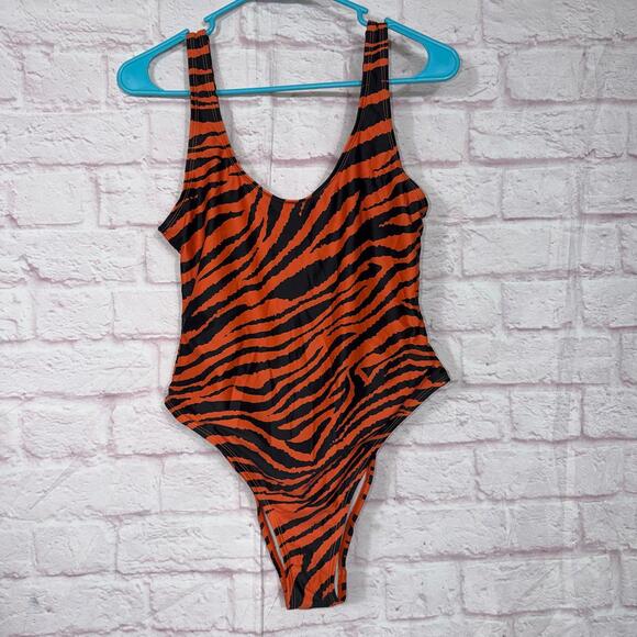 Missguided Other - Missguided Tiger Print One-Piece Swimsuit Size 8